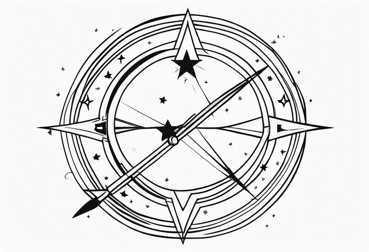 Sagittarius stars tattoo idea