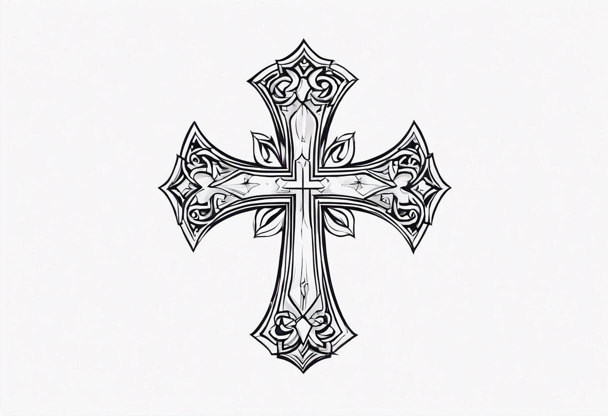 cross tattoo idea