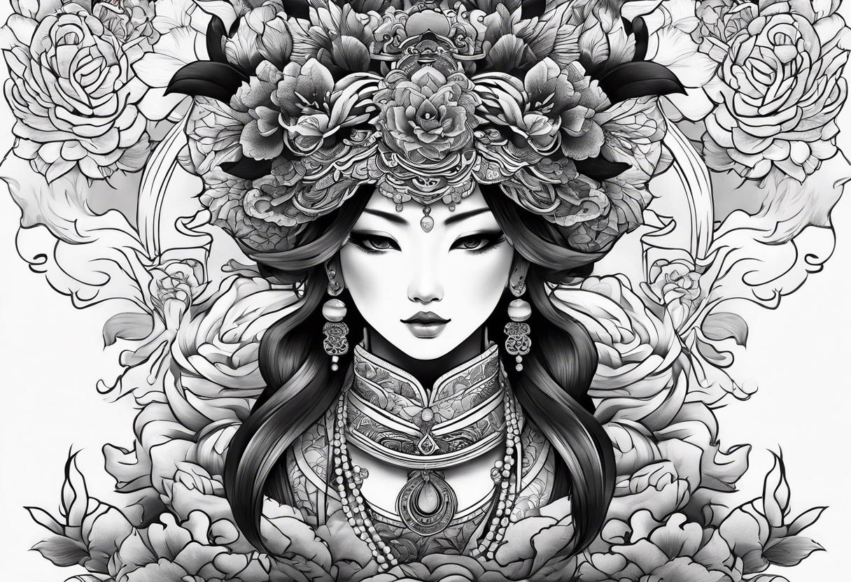 traditional irezumi tattoo idea