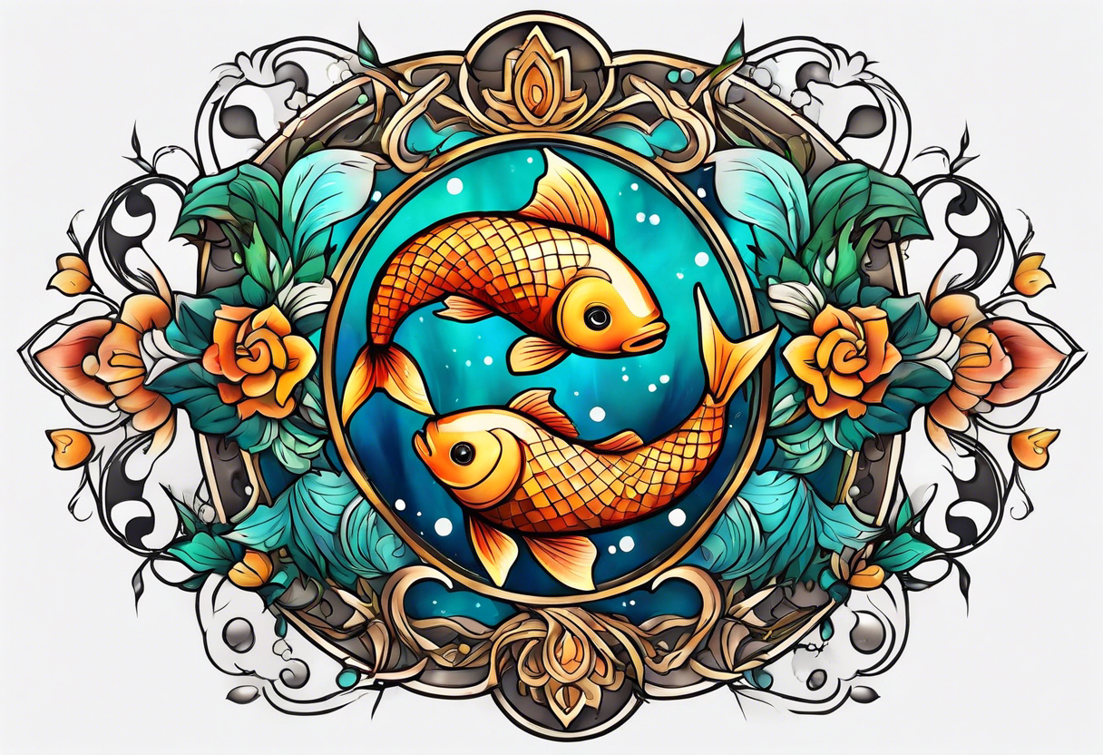 Pisces symbol tattoo idea