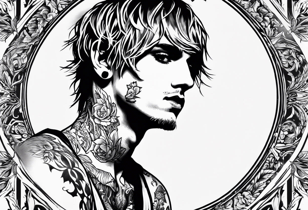 lil peep tattoo idea