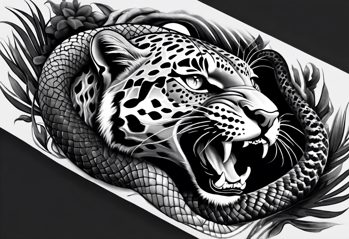 Finished Jaguar Tattoo — Weasyl