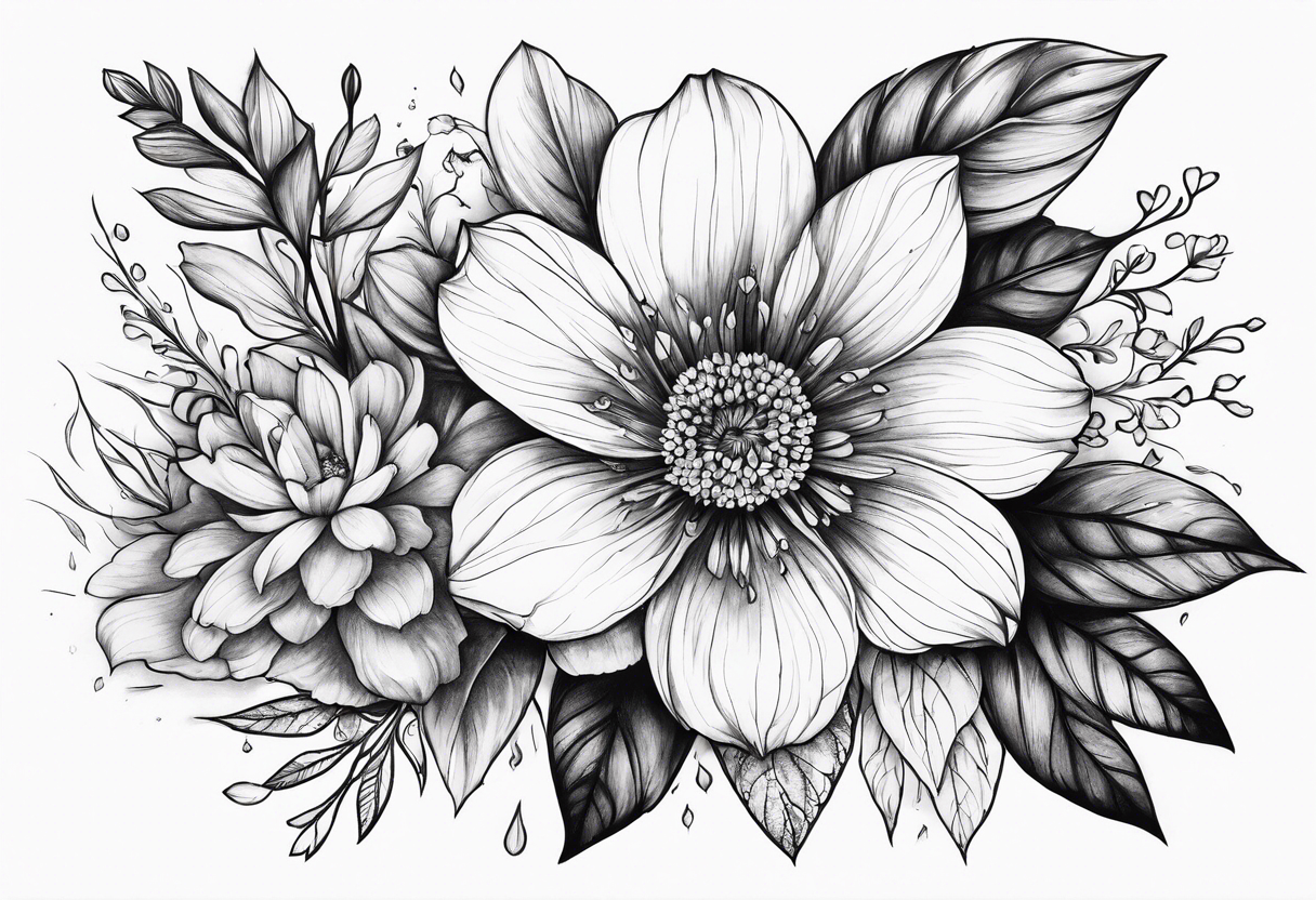 Flowers tattoo idea