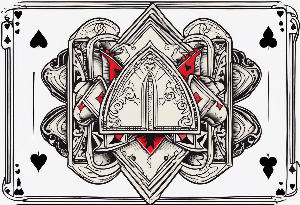 playing cards tattoo idea