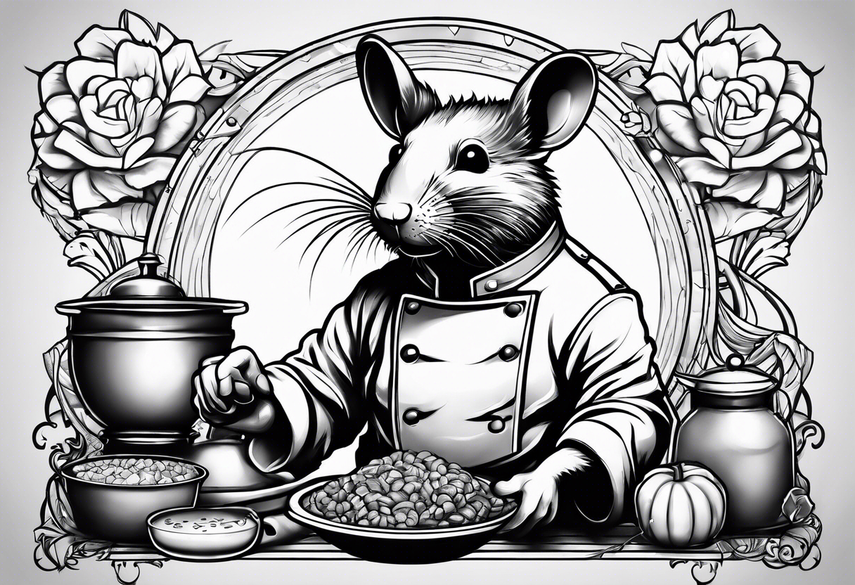 Rat chef prison guard tattoo idea