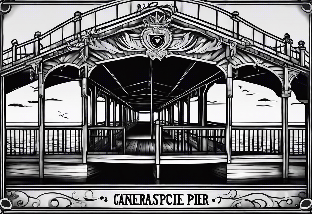 Canarsie pier sign tattoo idea