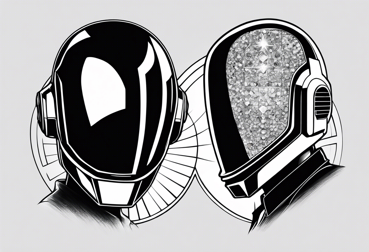 daft punk ying yang tattoo idea