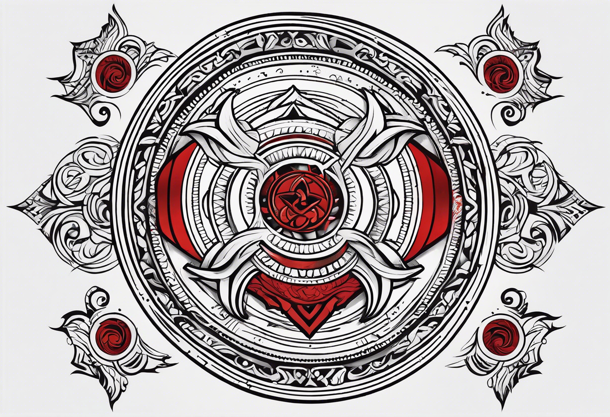 submission, red mark, brand, circular sigil tattoo idea