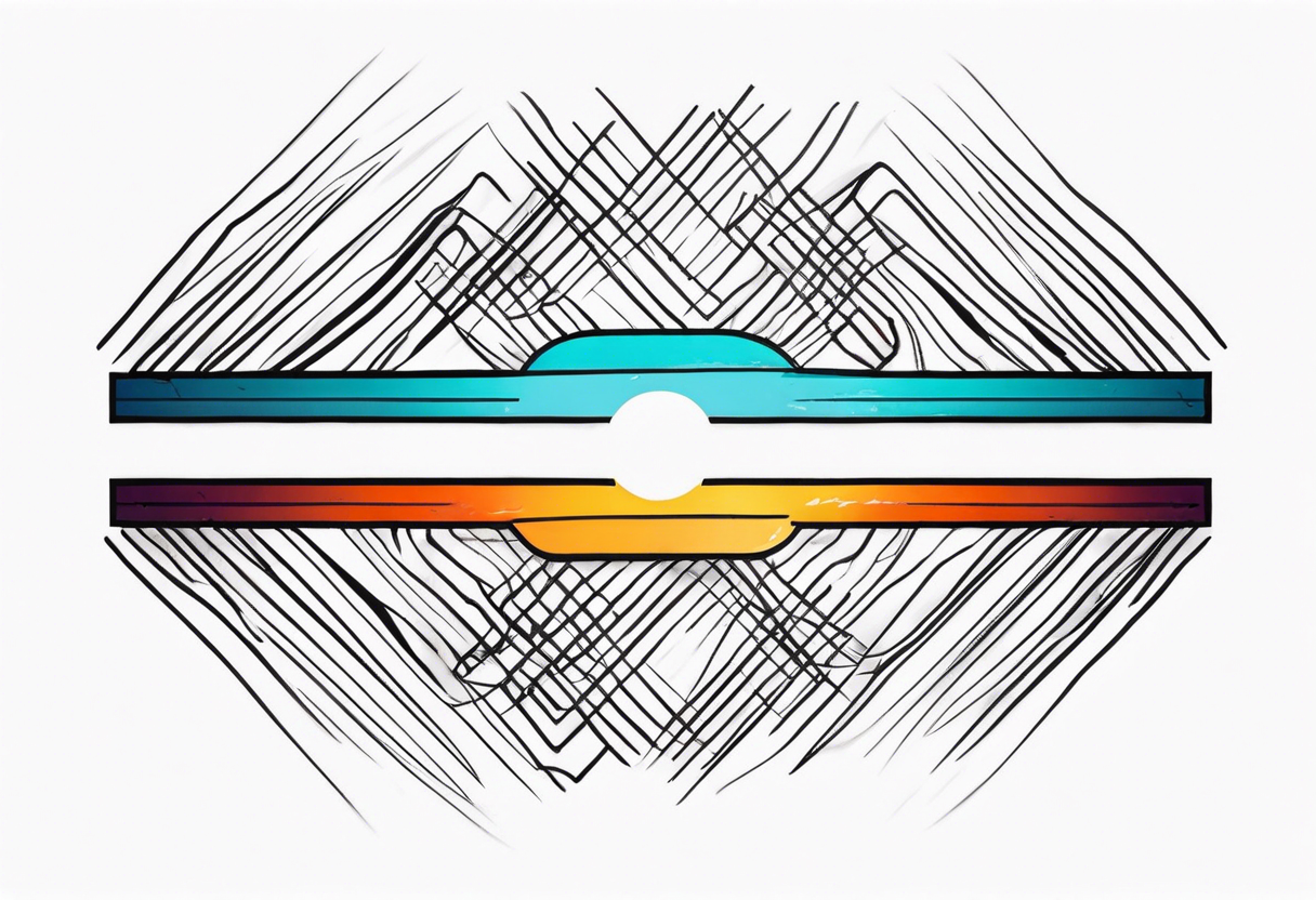 armband tattoo, masculine, narrow, horizontal with electromagnetic field pattern tattoo idea