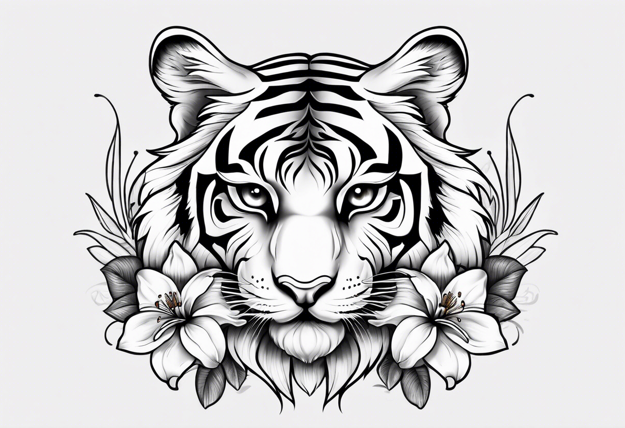 10Pc Women Temporary Cute Tiger Tattoo Sticker Charm Waterproof Body Art  Tattoo | eBay