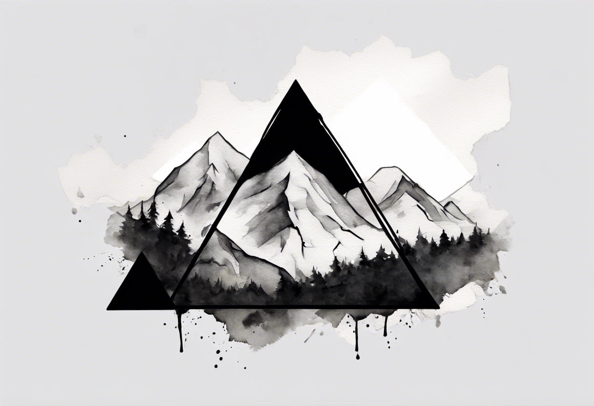 Lake Mountains Tattoo Sketch Vector Print Stock Vector (Royalty Free)  567955006 | Shutterstock