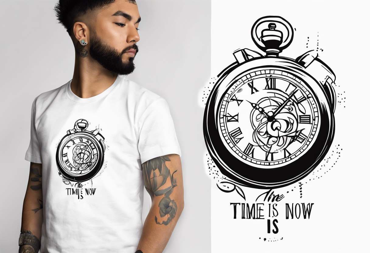 Time is now tattoo idea