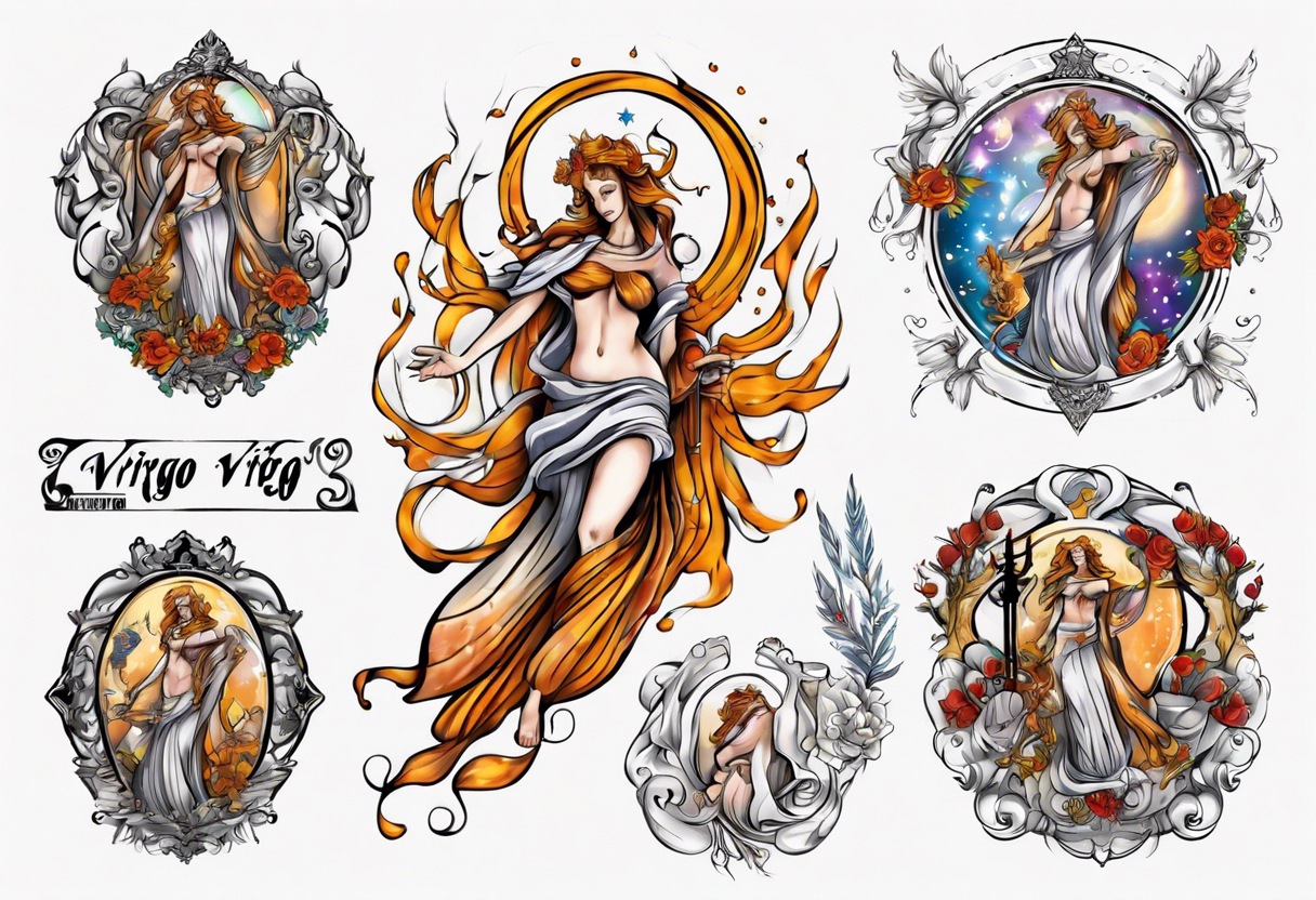 40 Virgo Constellation Tattoo Designs and Ideas for Zodiac Lovers - YouTube