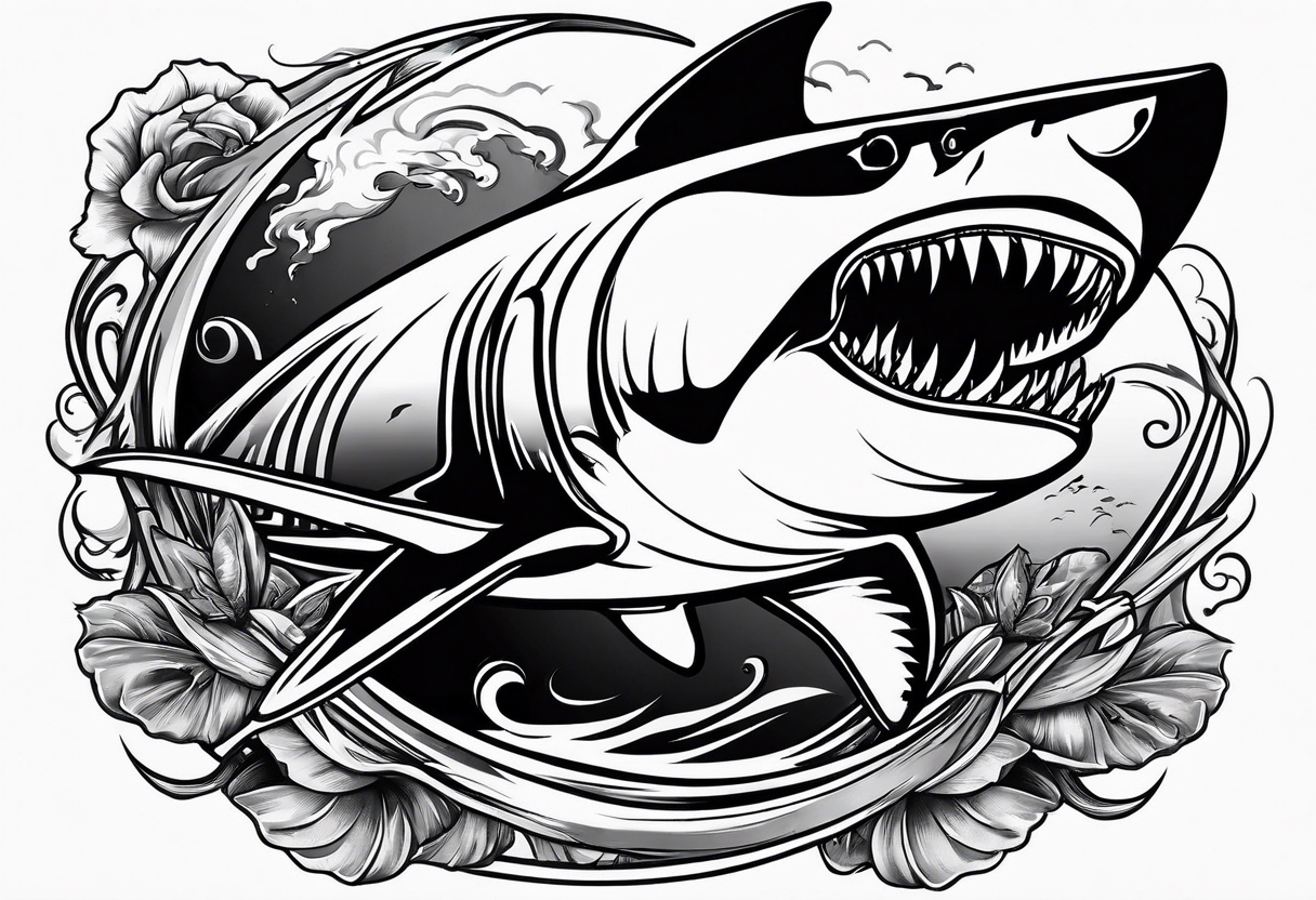 Shark Tattoo Ideas | TattoosAI