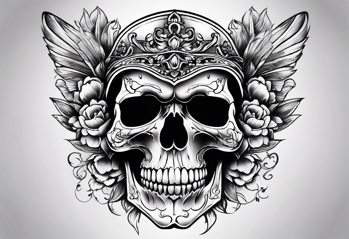 skull tattoo idea