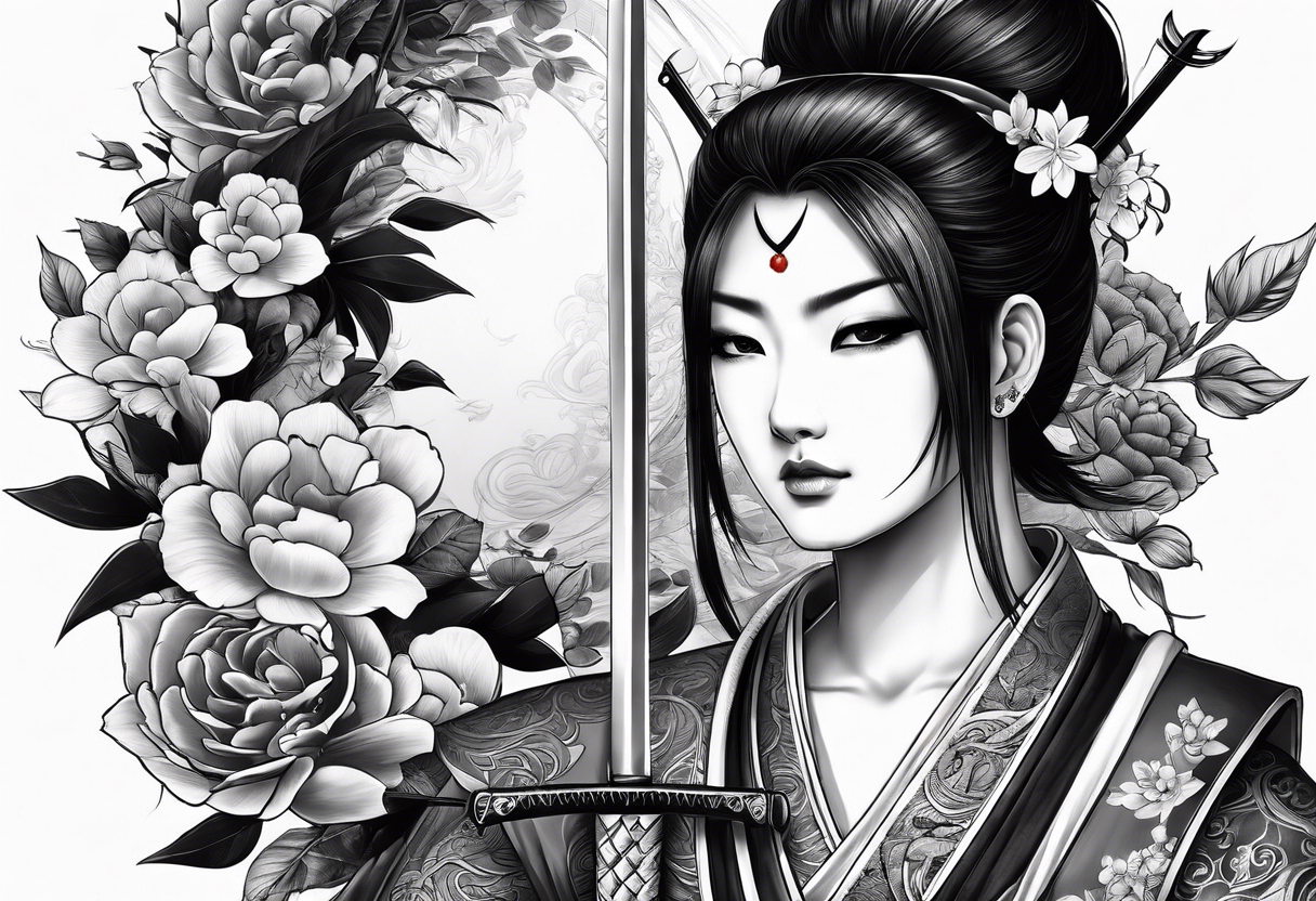 Free designs - Japanese girl in kimono tattoo wallpaper | Geisha tattoo  design, Samurai tattoo design, Tattoo girl wallpaper