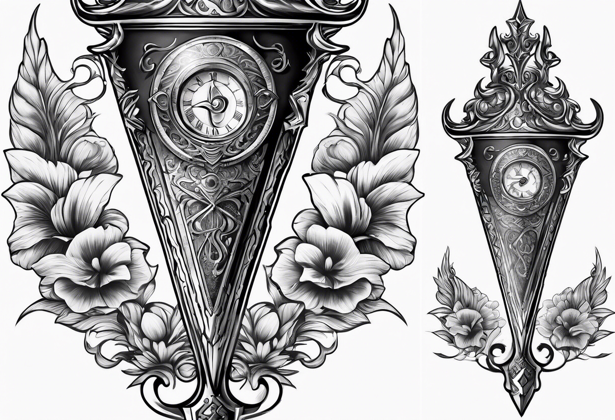 Create a tattoo design based on the Brave Blade from...