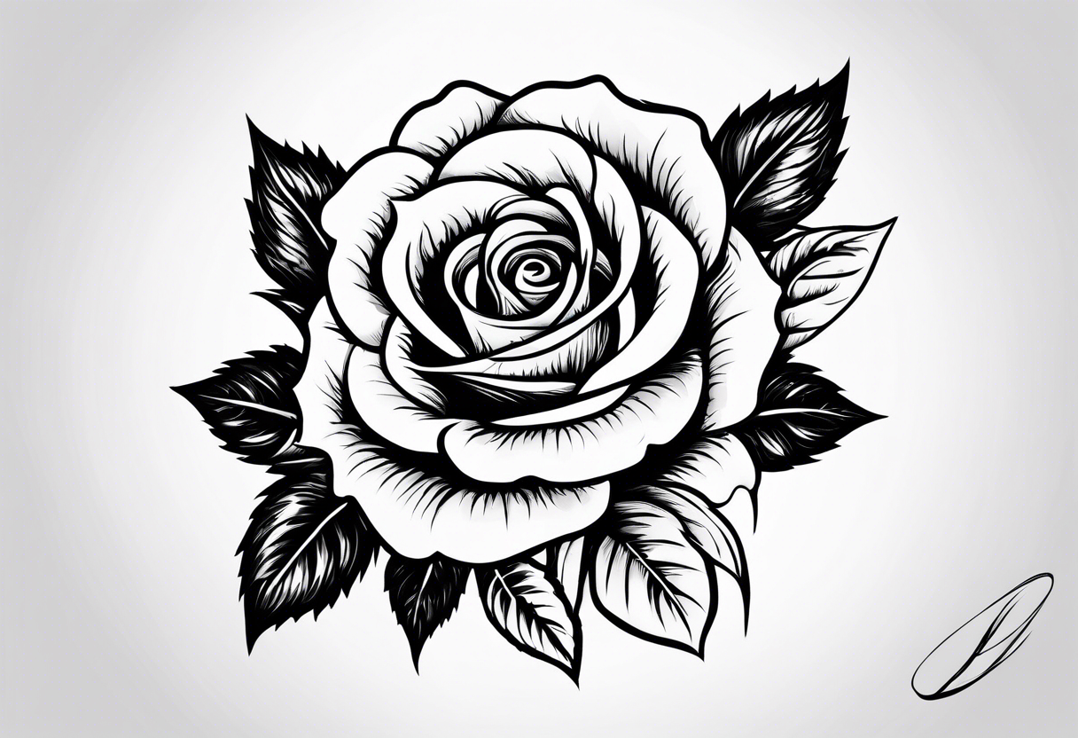 Small Rose tattoo tattoo idea