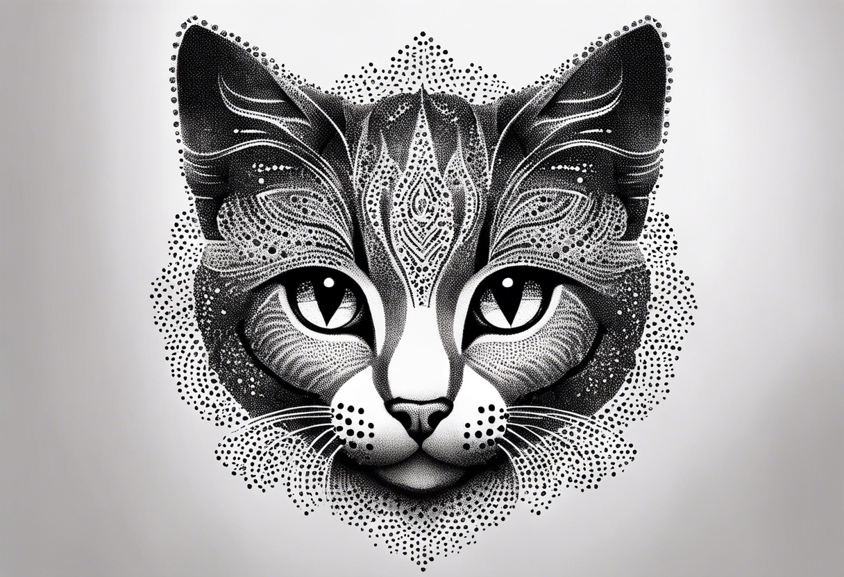 Sweet little Cat tattoo idea