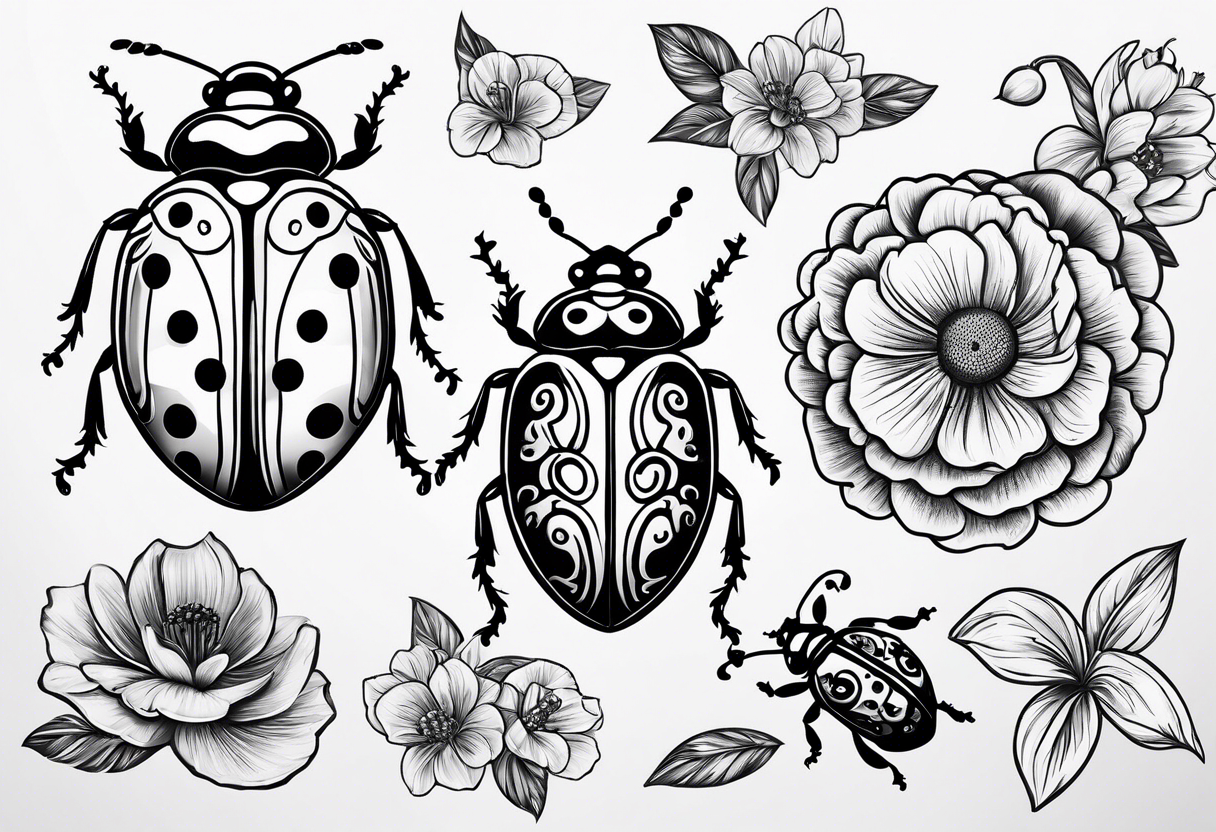 lady bug tattoo idea