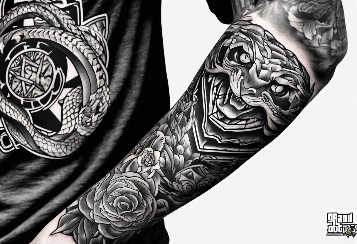 Snake Arm Sleeve Tattoo | TikTok