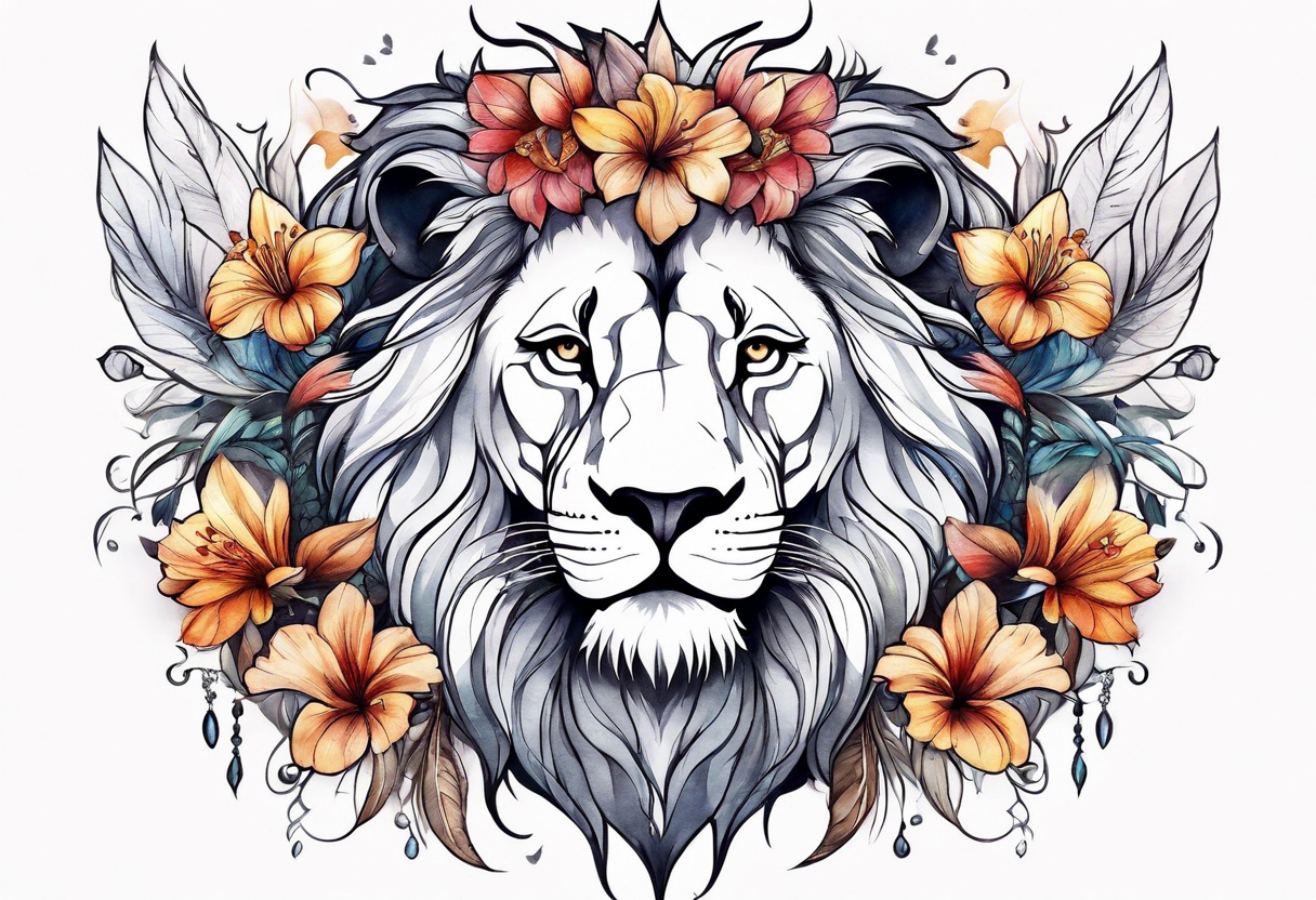 Amazon.com : Oottati 2 Sheets Waterproof Small Cute Fake Arm Belly Cesarean  Section Scar Cover Temporary Tattoos Stickers Yellow Lion Sunflower :  Beauty & Personal Care