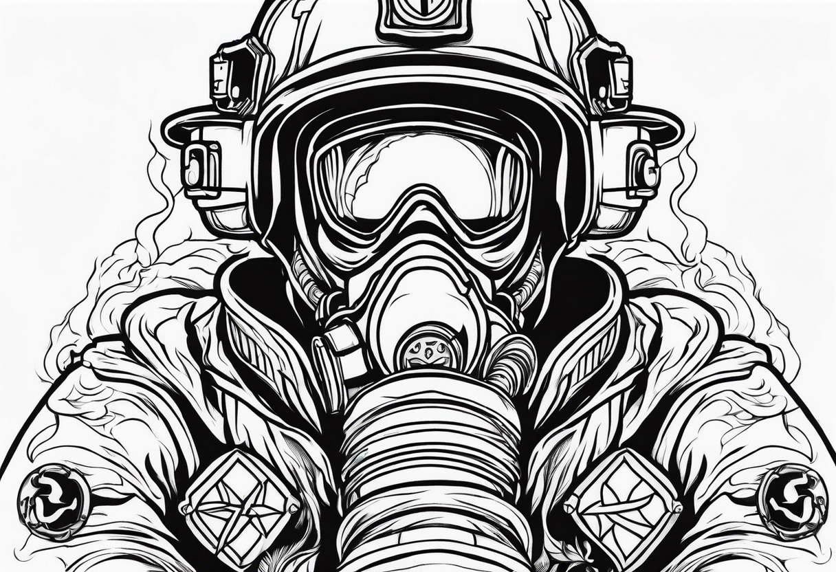 Hell firefighter tattoo idea