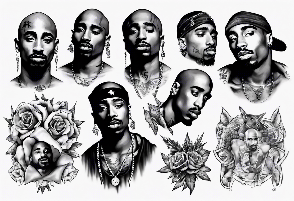 tupac tattoo idea