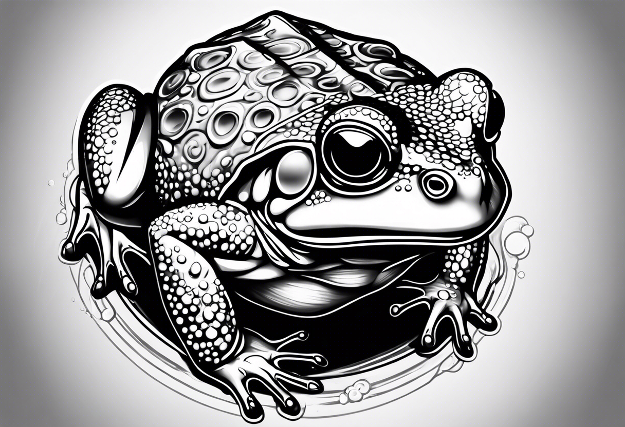 Toad in lab coat tattoo idea