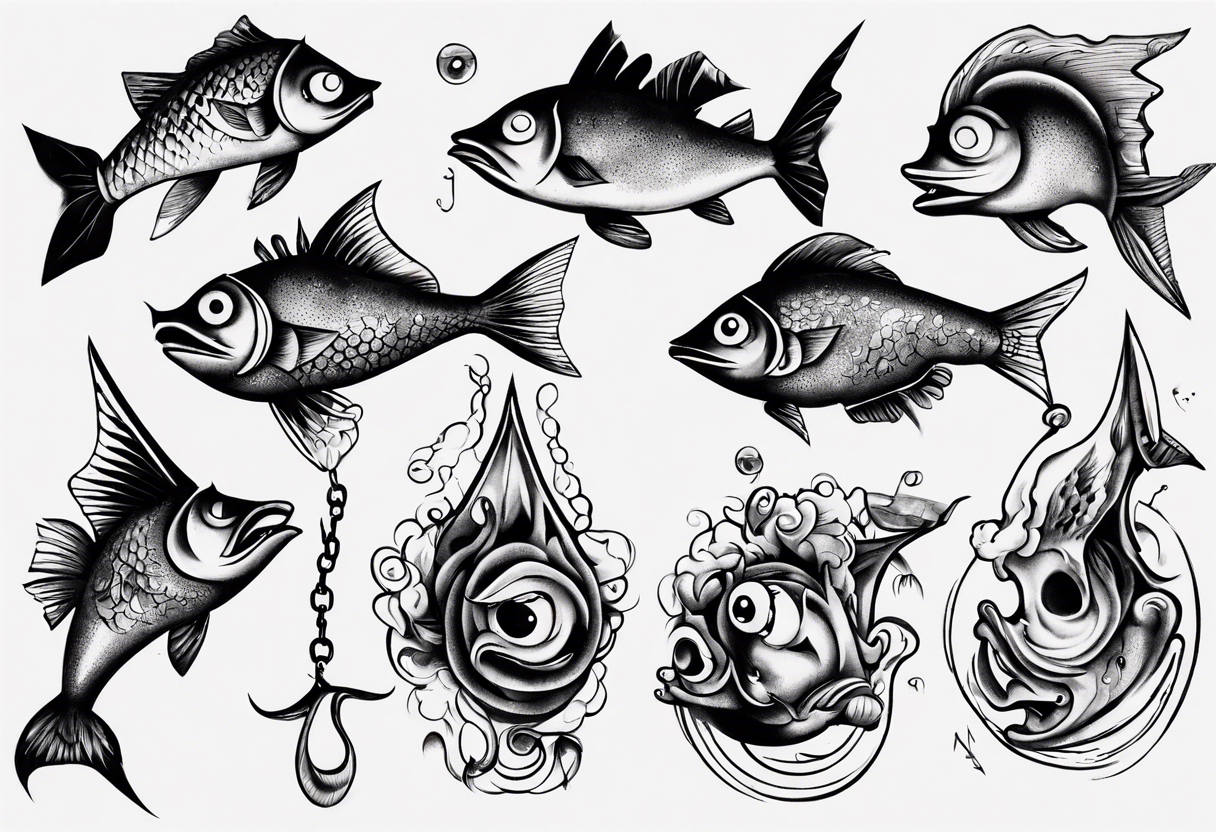 Fish hooks, 1946, canada tattoo idea