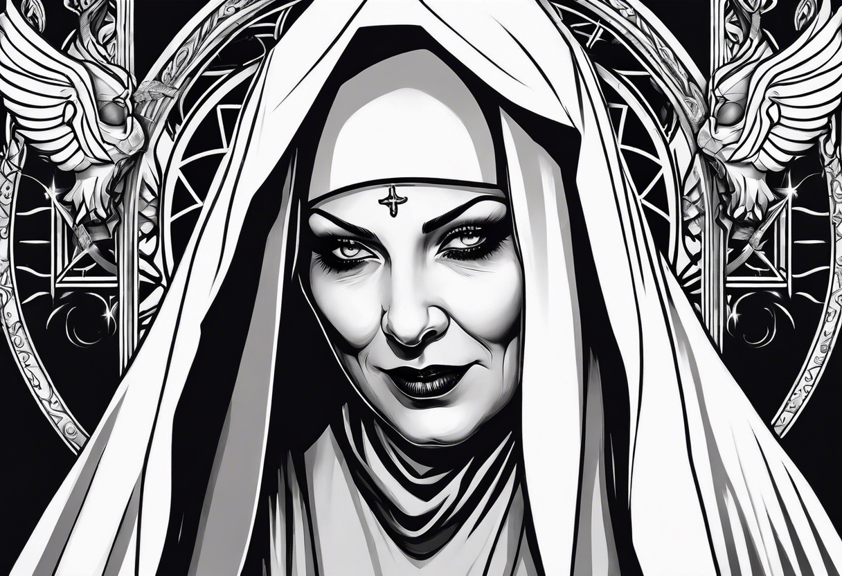 Sister Enda Evil Nun Coloring pages | Fandom