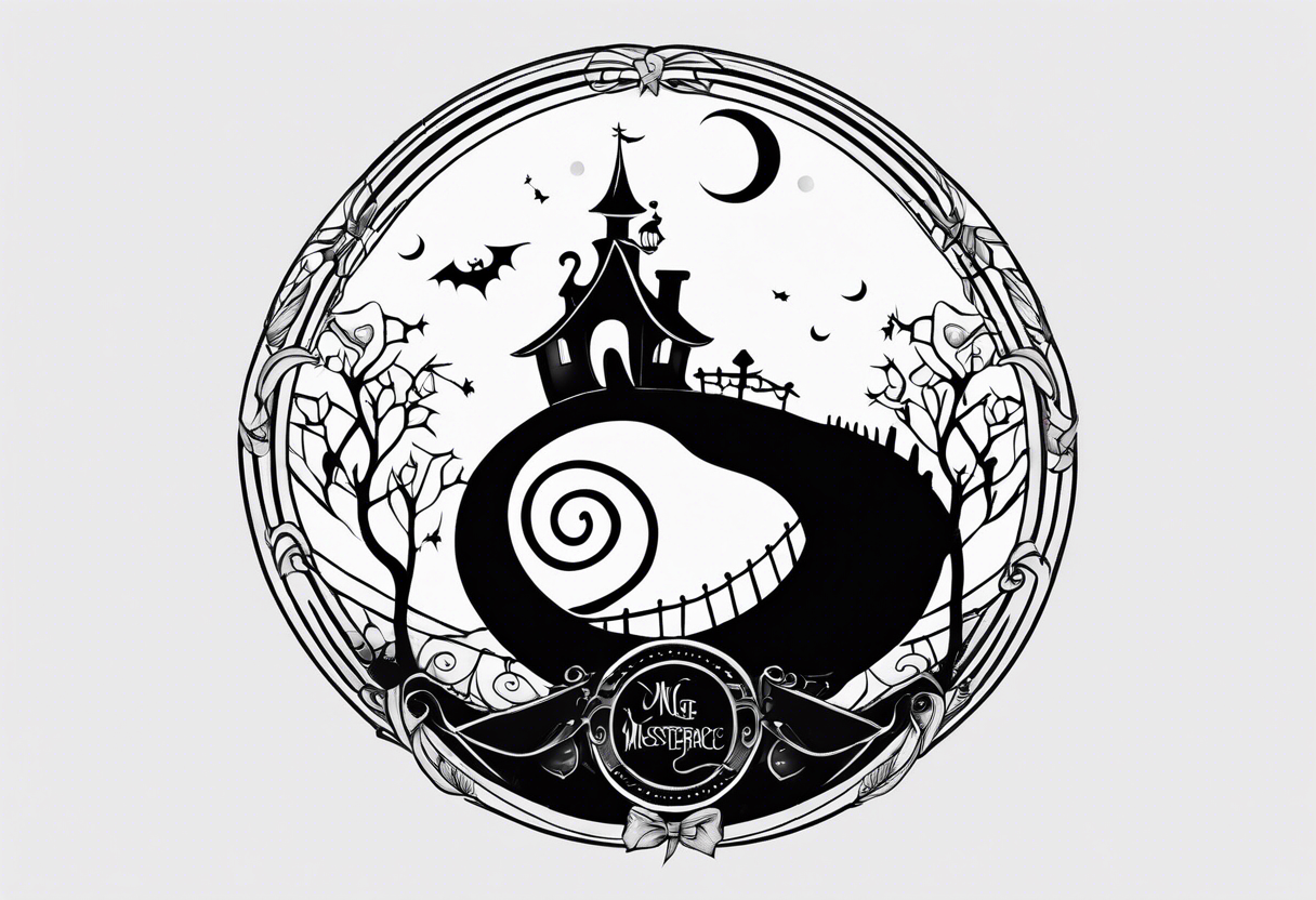 Nightmare before christmas tattoo idea