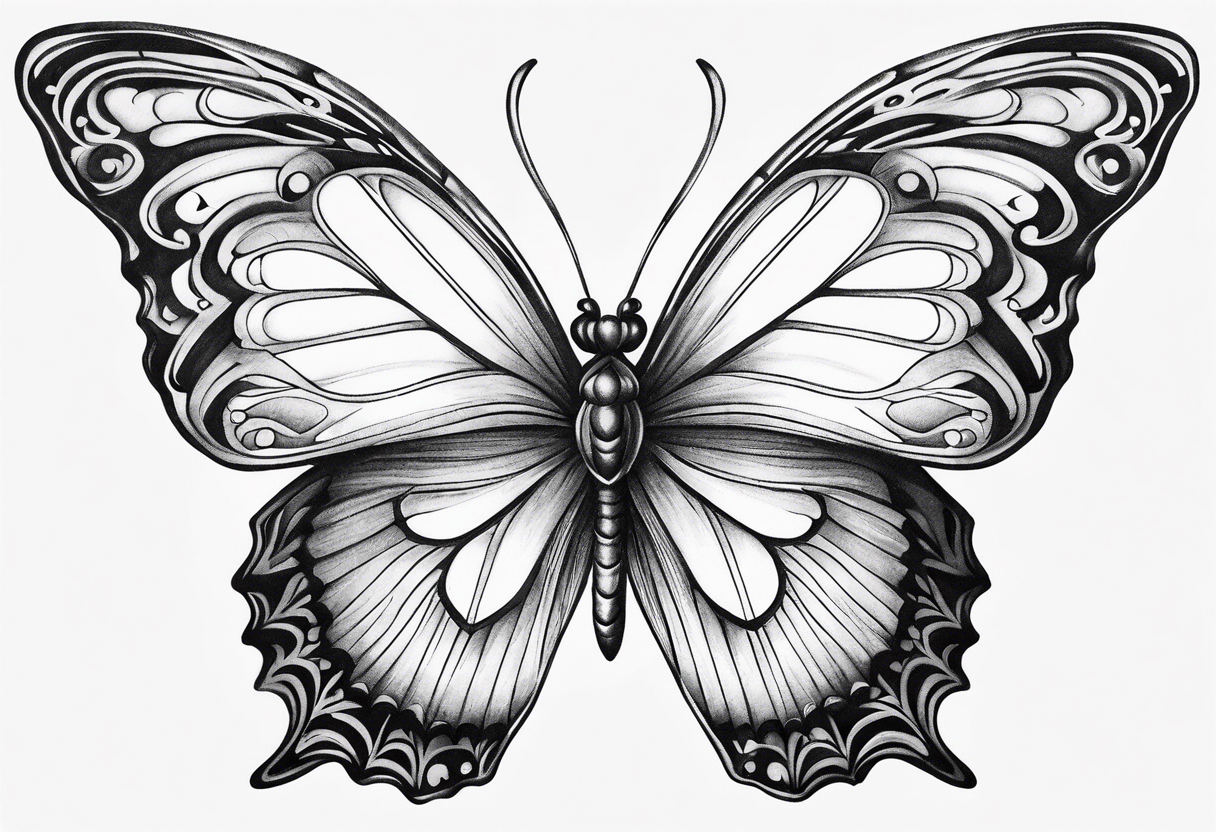 butterfly tattoo idea