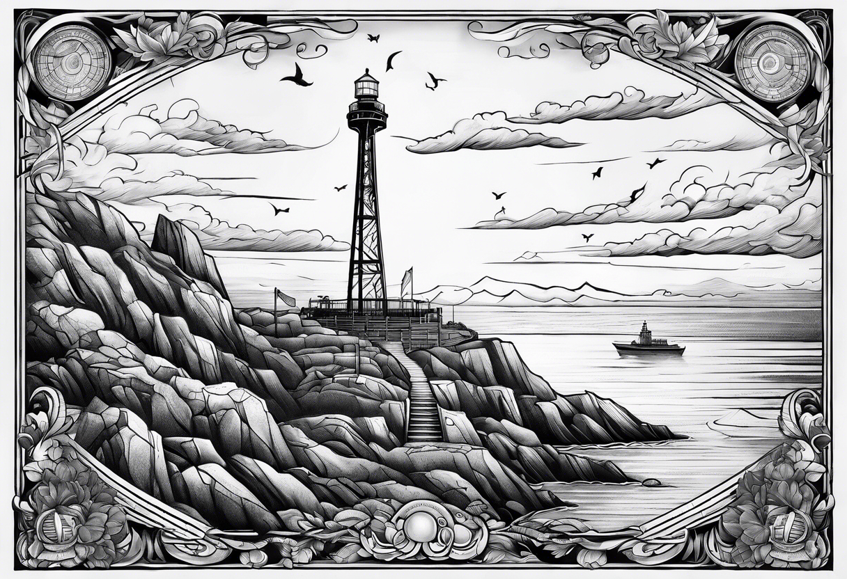 Coast Guard Radio tower san francisco tattoo idea