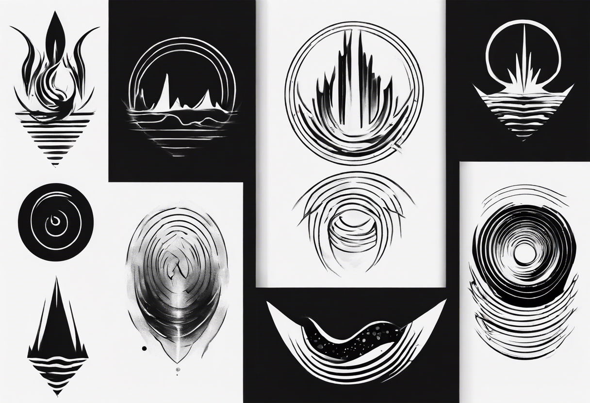 god is in the soundwaves tattoo idea