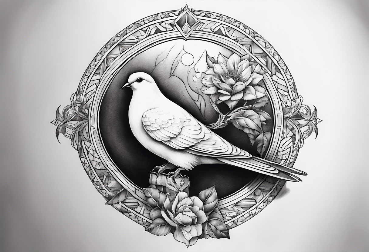 Dove Sleeve tattoo idea