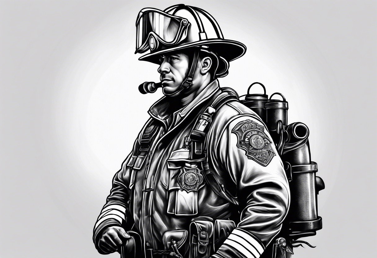 Firefighter rebirth tattoo idea