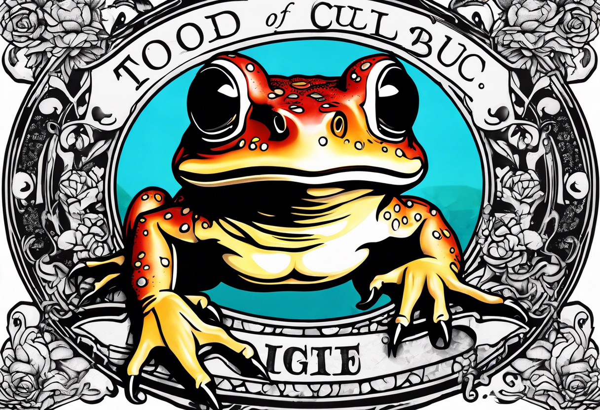 Toad holding Fight Club bar of soap tattoo idea