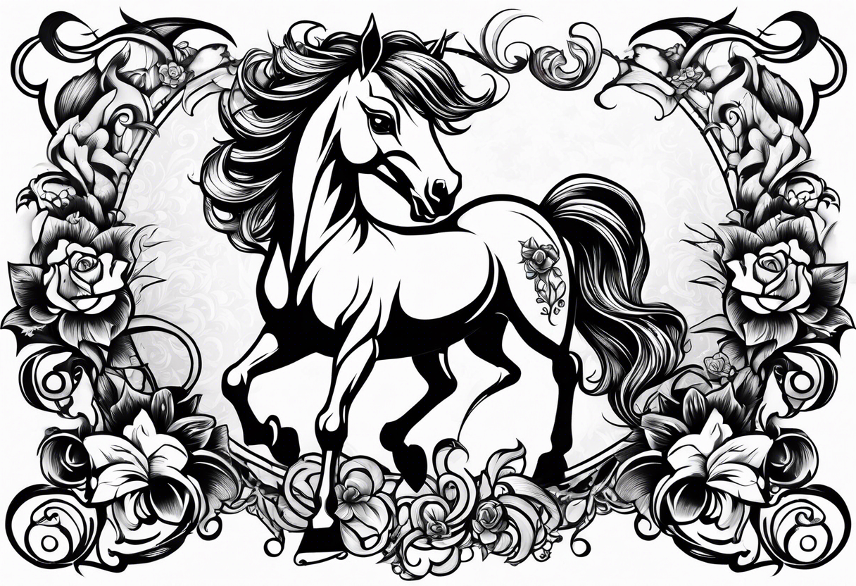 Goth my little pony tattoo idea