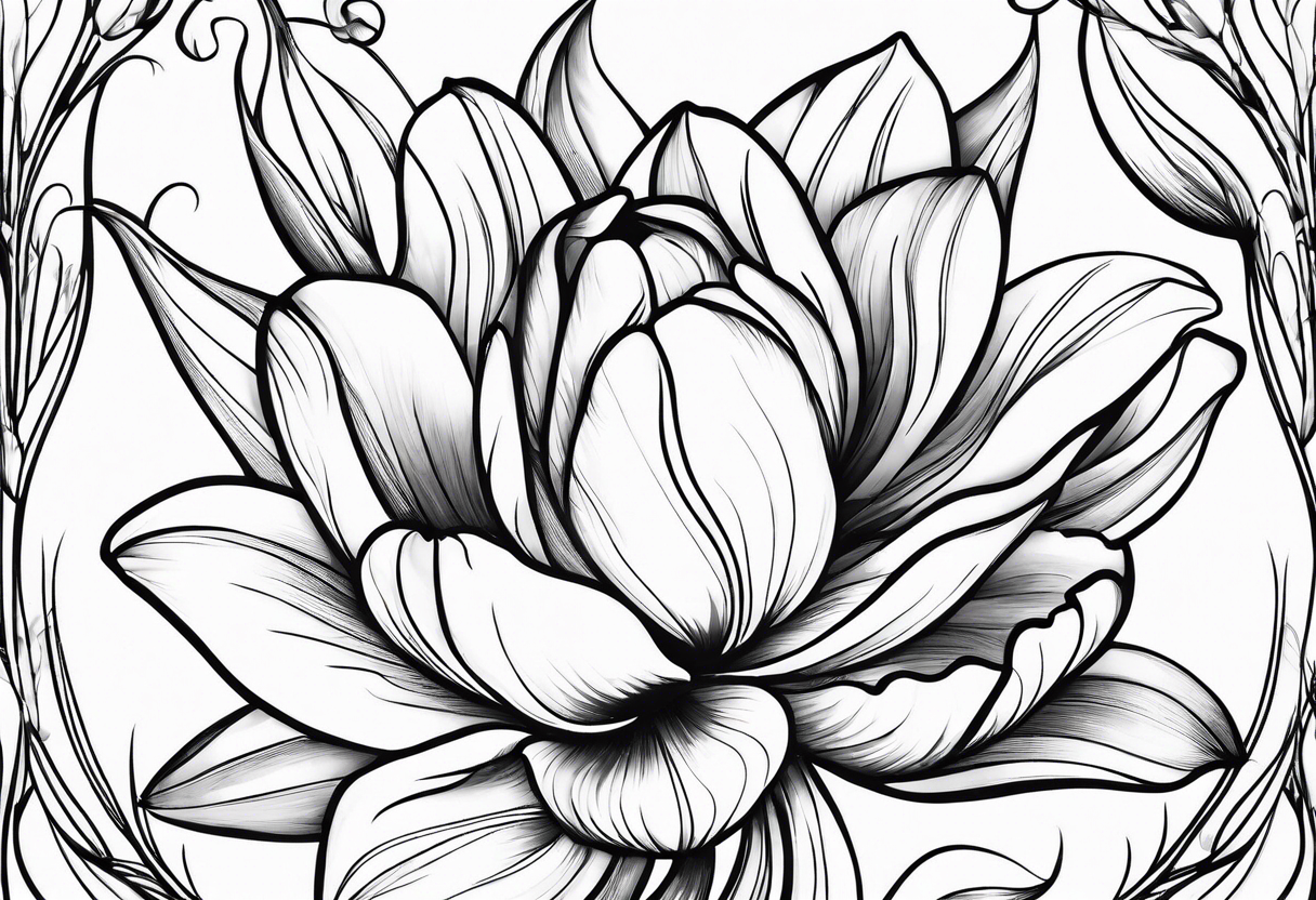 tulips tattoo idea