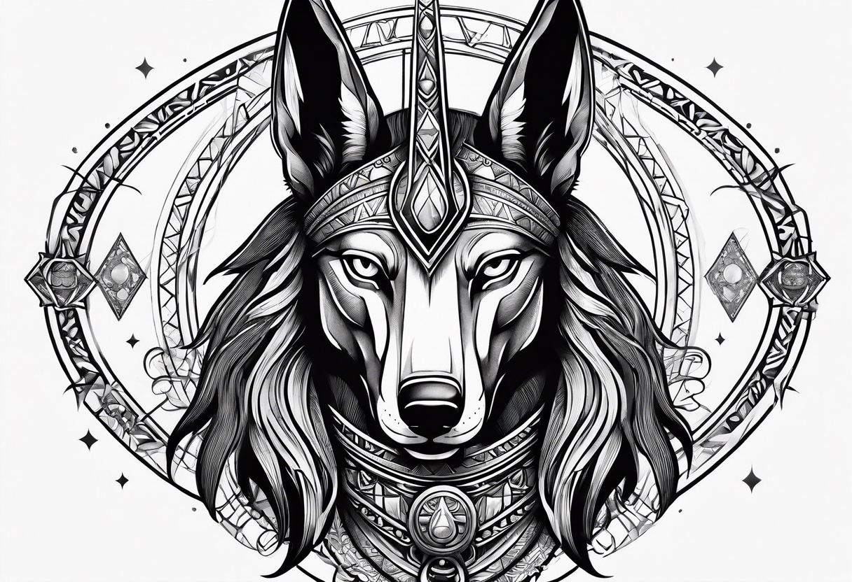 Anubis tattoo idea