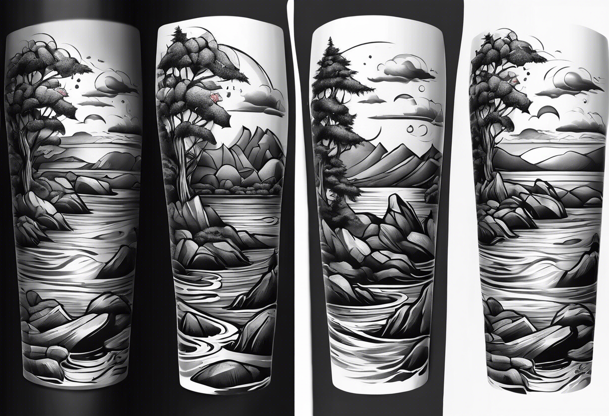 bude barrel rock tattoo idea