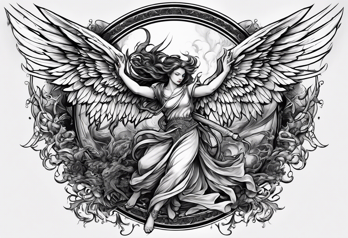 Cool Angel Tattoos 2023