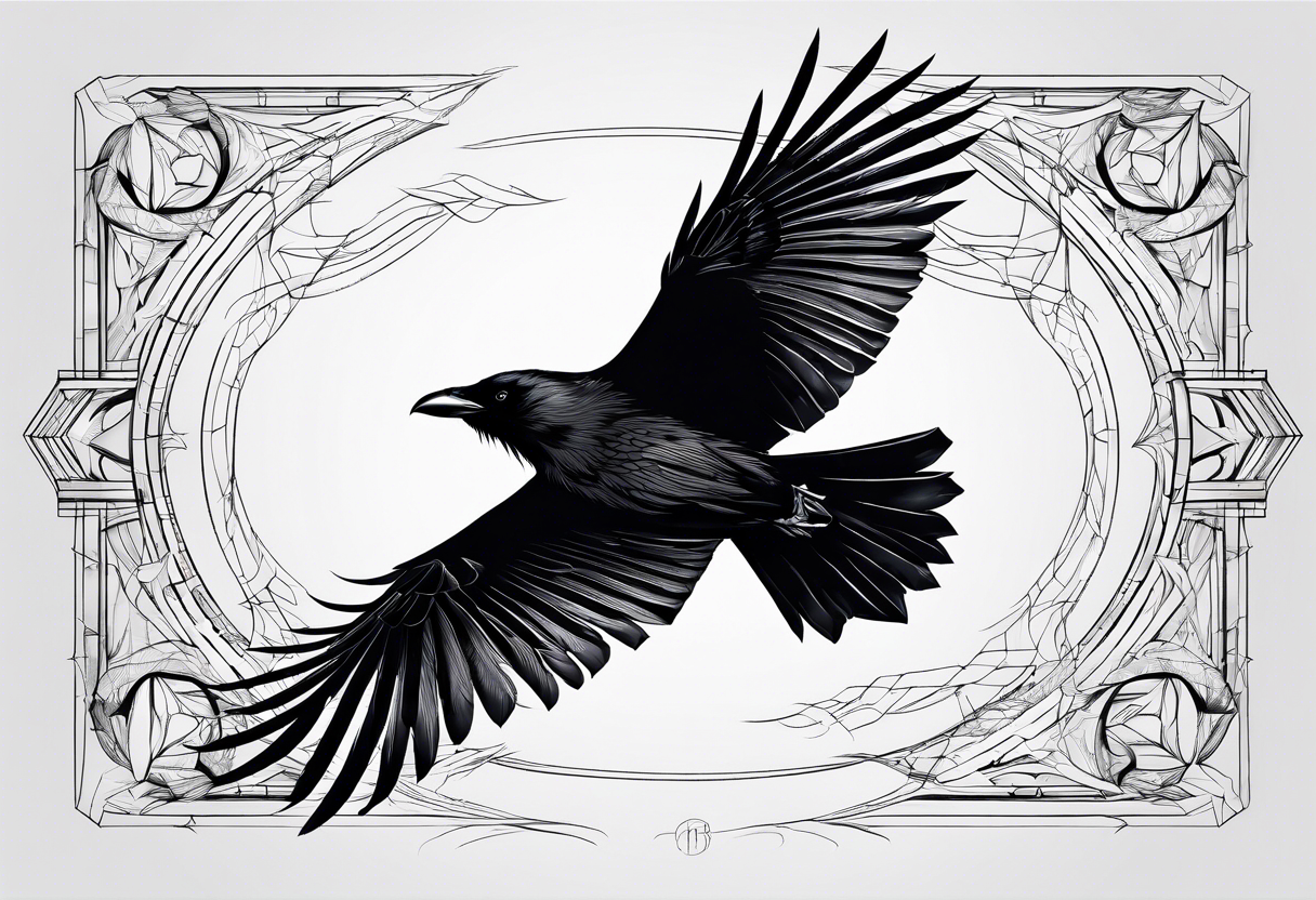 Crow tattoo by Koit Tattoo | Photo 18601