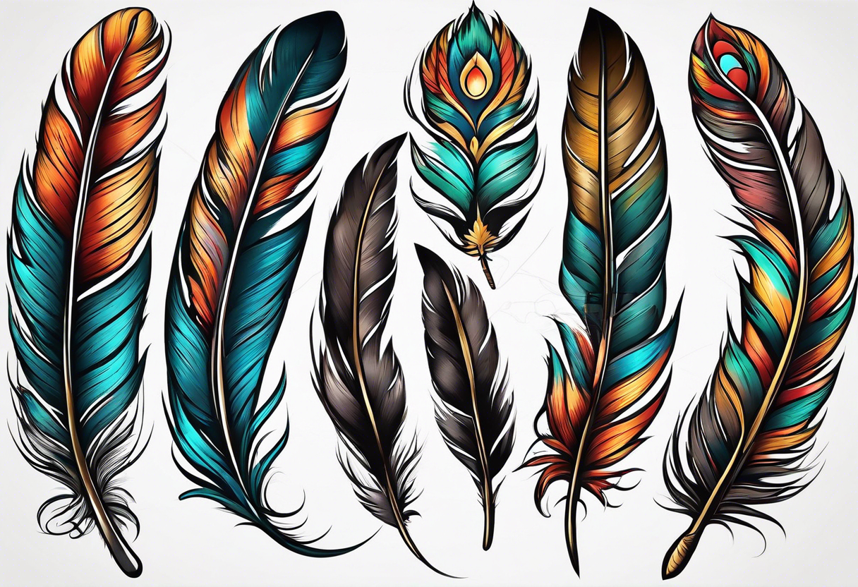 Buy Small Feather Temporary Tattoo Online in India - Etsy