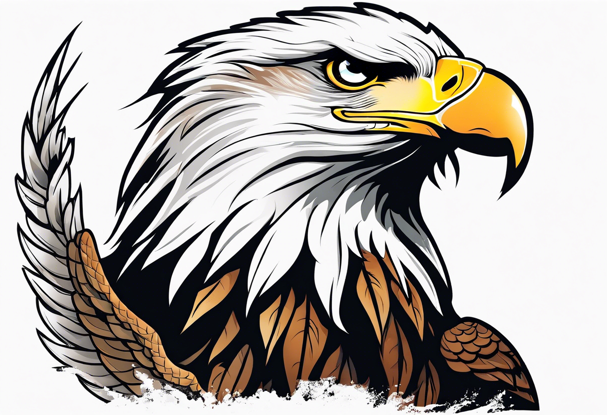 eagle screaming tattoo idea