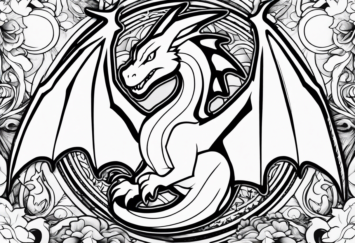 charizard tattoo idea