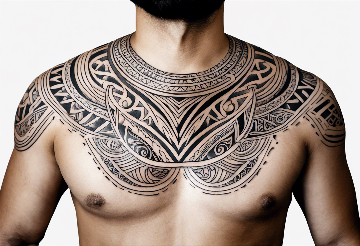 maori neck design tattoo tattoo idea