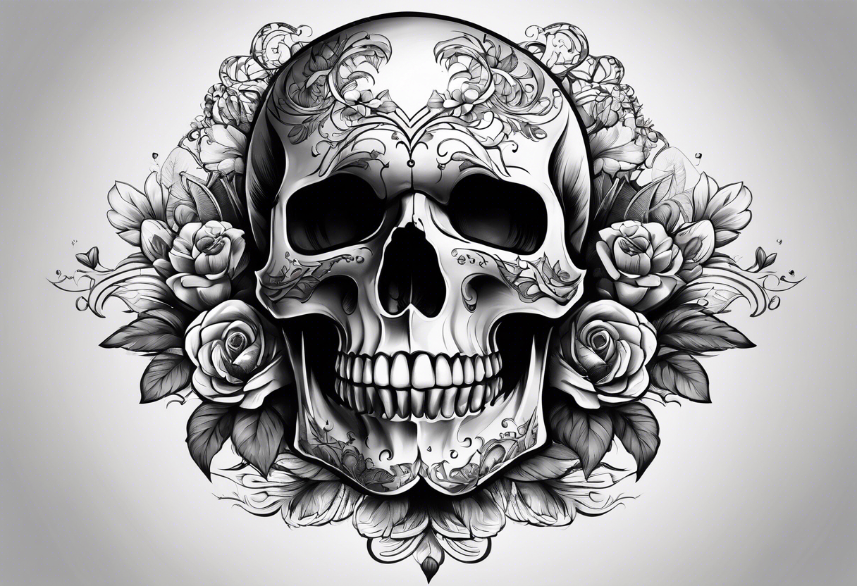 skull tattoo idea