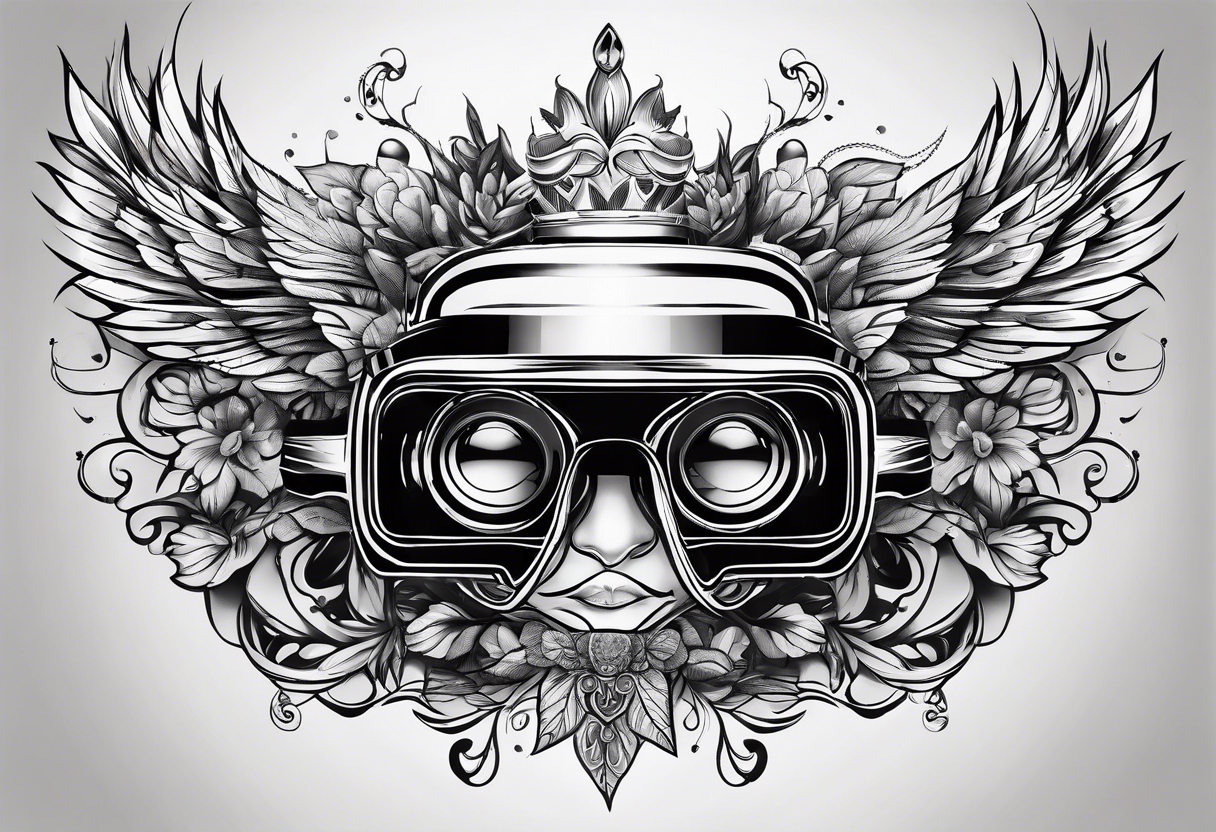 virtual reality tattoo idea